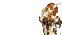 Boobs redheads artwork Anime