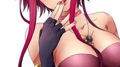 Boobs redheads red eyes