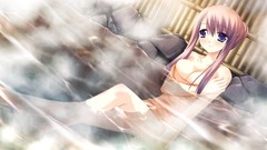 Boobs water blue eyes