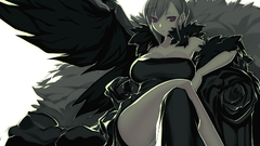 Boobs wings red eyes