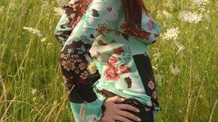 Boobs woman ass outdoors