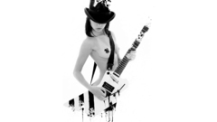 Boobs woman guitars nude