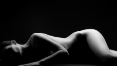 Boobs woman monochrome nude