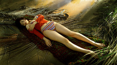 Boobs woman panties bra