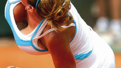 Boobs woman tennis huge