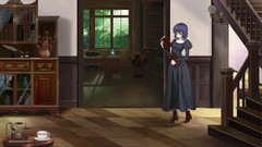 Books Anime anime girls short hair phones purple hair type-moon 