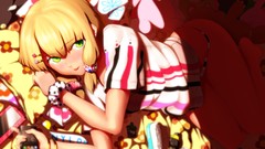 Books Anime beds blondes iphone anime girls Bunnies green eyes 