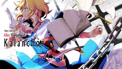 Books anime girls touhou alice margatroid yellow hair
