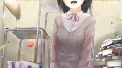 Books Anime schoolgirls skirts anime girls