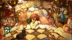 Books Anime sleeping beds anime girls artwork toys (children)