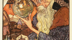 Books beard hourglass artwork