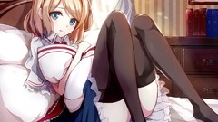 Books beds sitting pillows short hair touhou censored alice 
