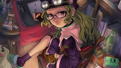 Books Candles Anime glasses Computers blondes figurines anime 