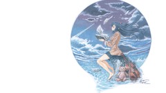 Books Clannad violins blue hair school uniforms ichinose kotomi 