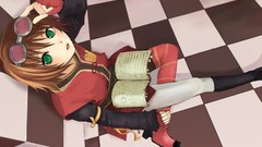 Books glasses anime girls green eyes goggles tales of vesperia 