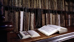 Books Library buildings bookshelf man-made