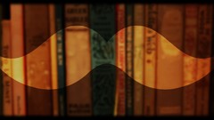 Books mustache two boxes widescreen shapes like a sir