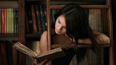 Books nell bookshelf