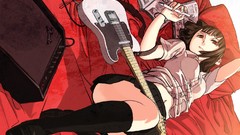 Books socks navel beds red eyes instruments guitars skirts 