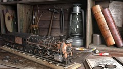 Books Tools miniature steam locomotives scale models model 