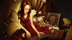 Books wings anime girls toys (children)