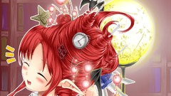 Books wings tie schoolgirls blush anime girls closed eyes 