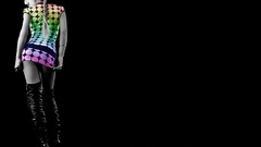 Boots blondes woman dress