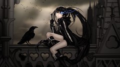 Boots clouds gloves black