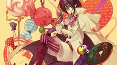 Boots donuts purple hair