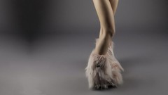 Boots legs minimalistic fluffy