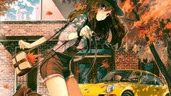 Boots touhou autumn leaves