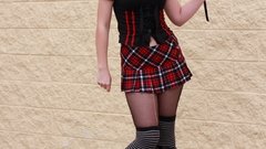 Boots woman cosplay stockings