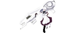 Boots woman dress white