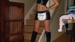 Boots woman maids Hustler