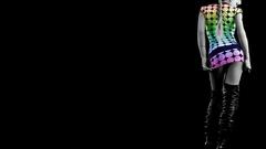 Boots woman selective coloring