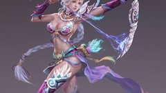 Bows artwork video games fantasy art