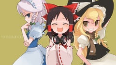 Bows braids closed eyes