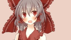Bows hakurei reimu touhou miko detached sleeves