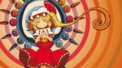 Bows long hair anime girls touhou flandre scarlet video games
