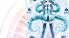 Boxes instruments anime girls speakers headsets hatsune miku 