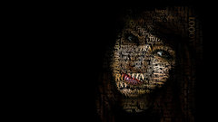 Boxxy typographic portrait text