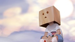 Boy danboard ashamed