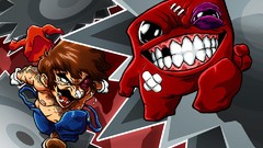 Boy Mario Super Mario meat versus video games meatboy