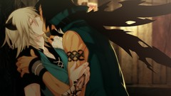 Boys! tattoos kissing nekomimi cat ears lamento anime boys 