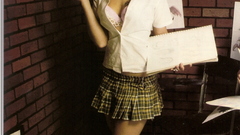 Bra schoolgirls skirts
