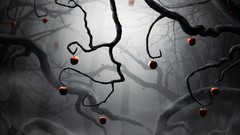 Branches apples forests artwork