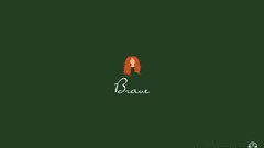 Brave animation pixar minimalistic