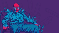 Breaking Bad walter white Simple Background men with glasses 