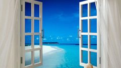 Breeze view curtains Island