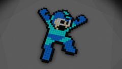 Bricks artwork Megaman